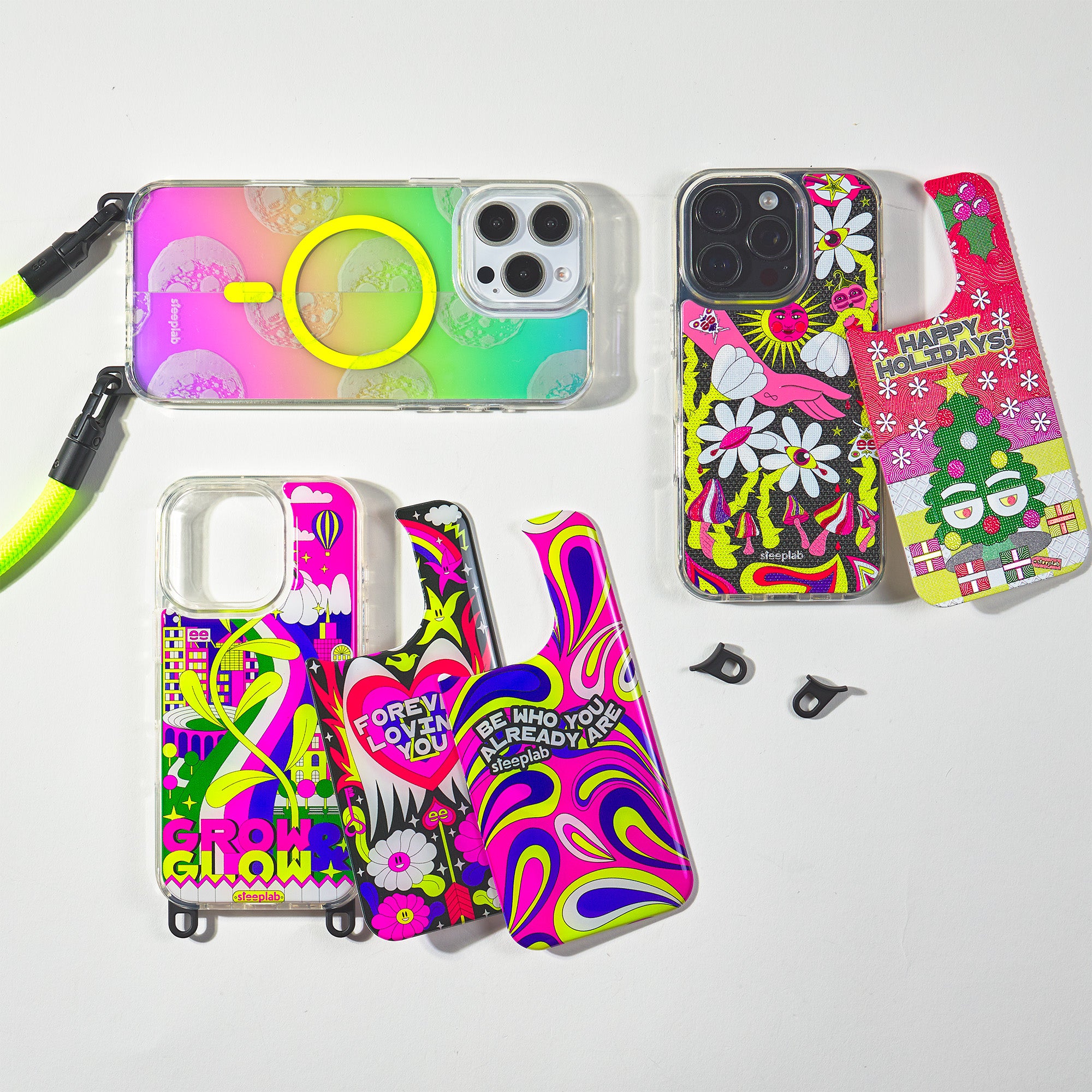 Freehand Too Bright Case for iPhone -  MagSafe & Shockproof Protection w EZ Hook